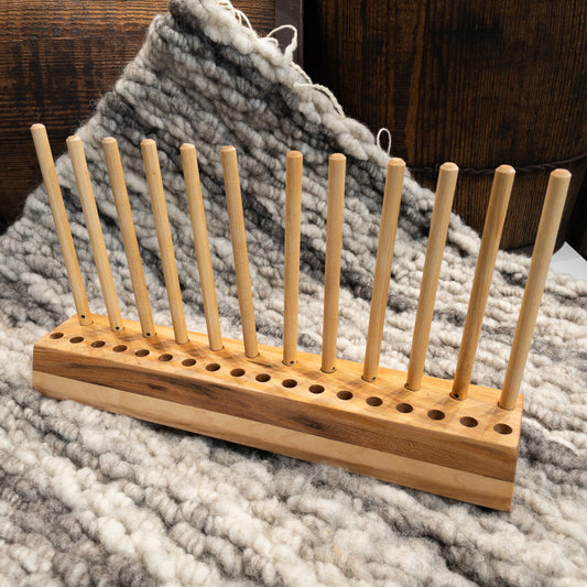 13.5" Modular Peg Loom with 18 Birch Pegs + Threader