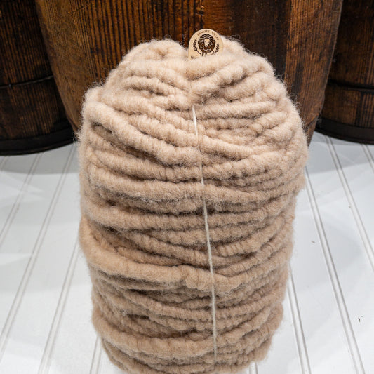 Light Brown - Solid - Rug Yarn - 100% core-spun Wool