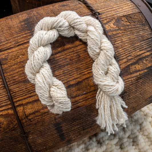 Pre-Cut Wool Warp String – 100% Local Wool - 2-Ply - Tightly Spun