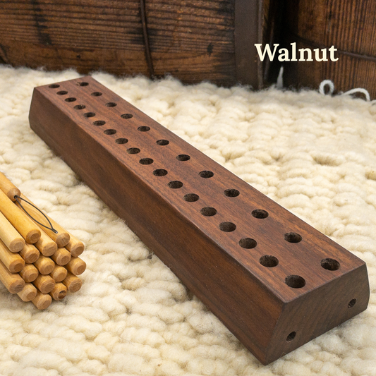 Walnut Peg Loom